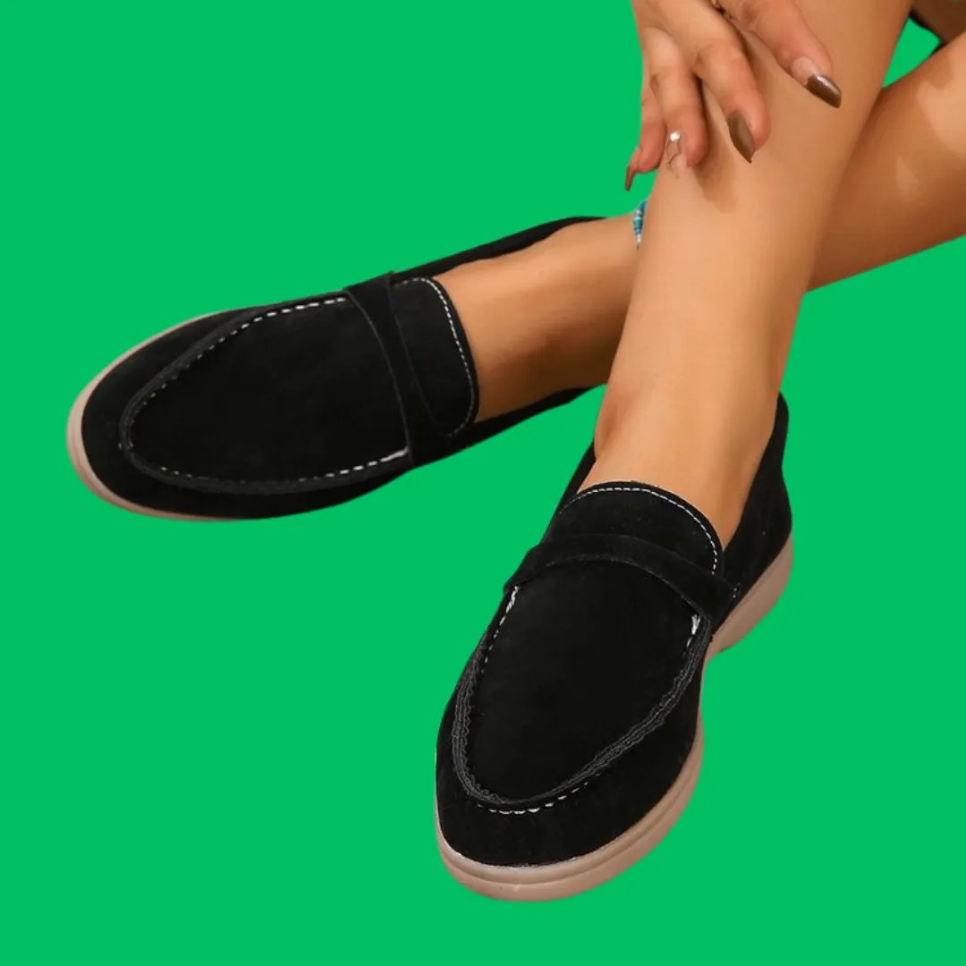 Hannah | Handmade Elegant Suede Moccasins