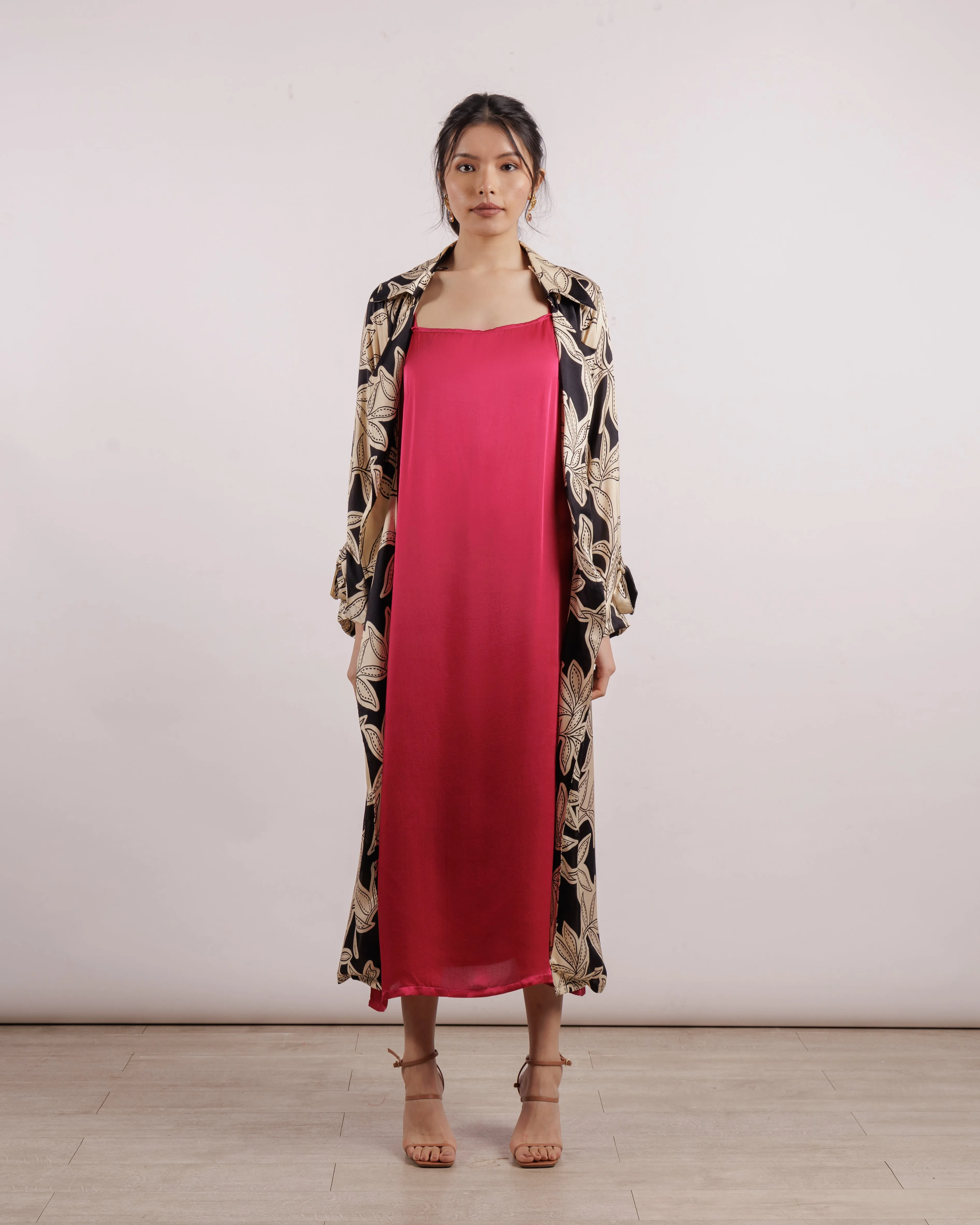 Hazel Trench With Contrast Dress