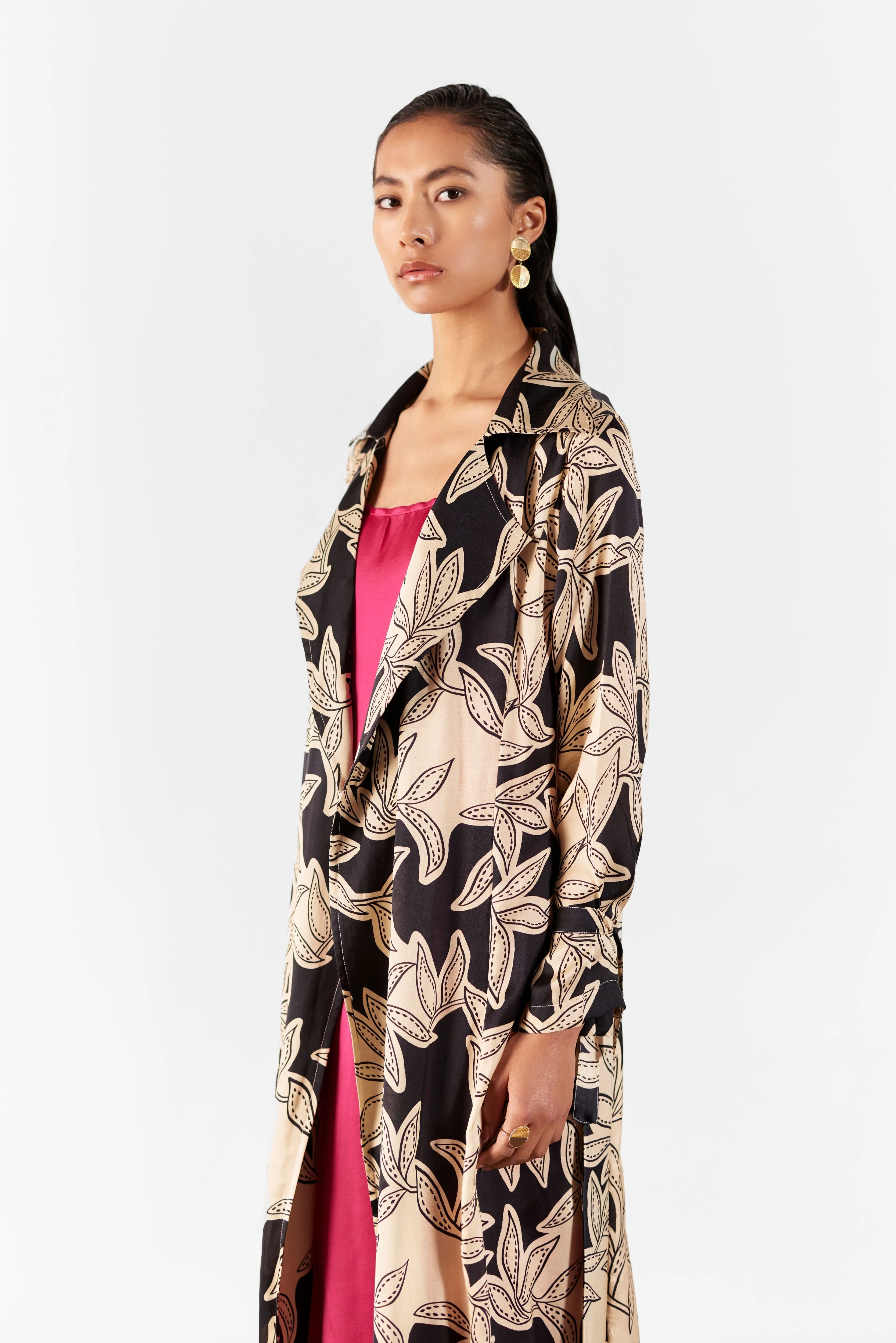 Hazel Trench With Contrast Dress