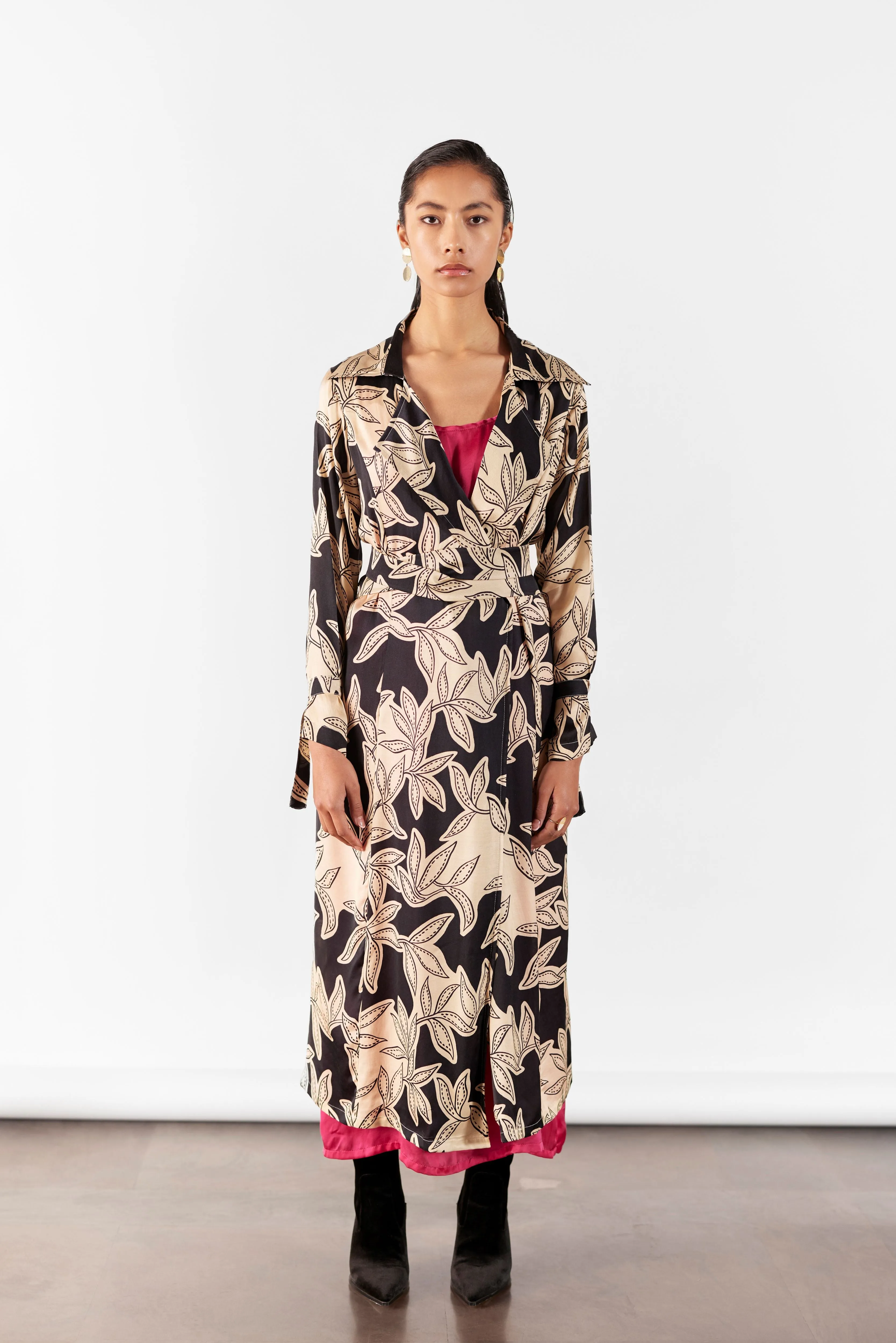 Hazel Trench With Contrast Dress