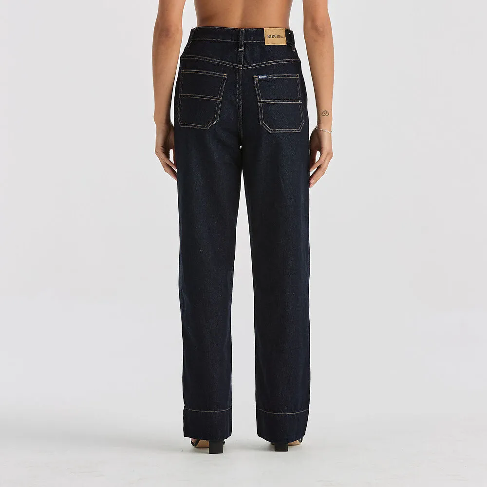 Hi Wide Leg Jean - Eternal Rinse