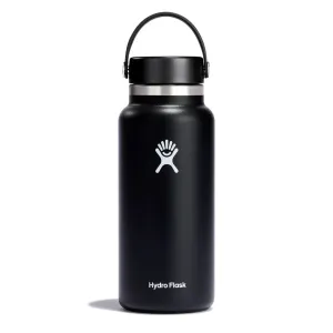 Hydro Flask 32oz Wide Mouth 2.0 Flex Cap Black