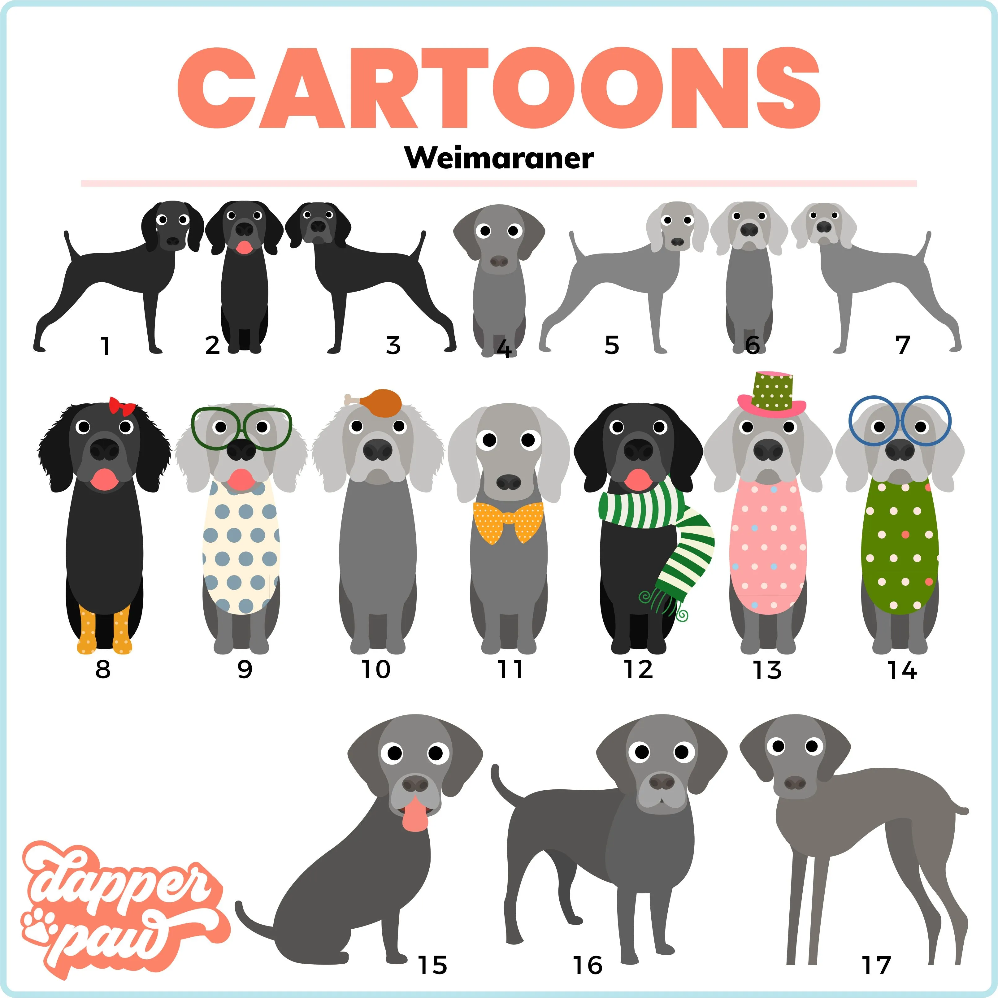 In Memory Of - Single Pet Cartoon Ornament