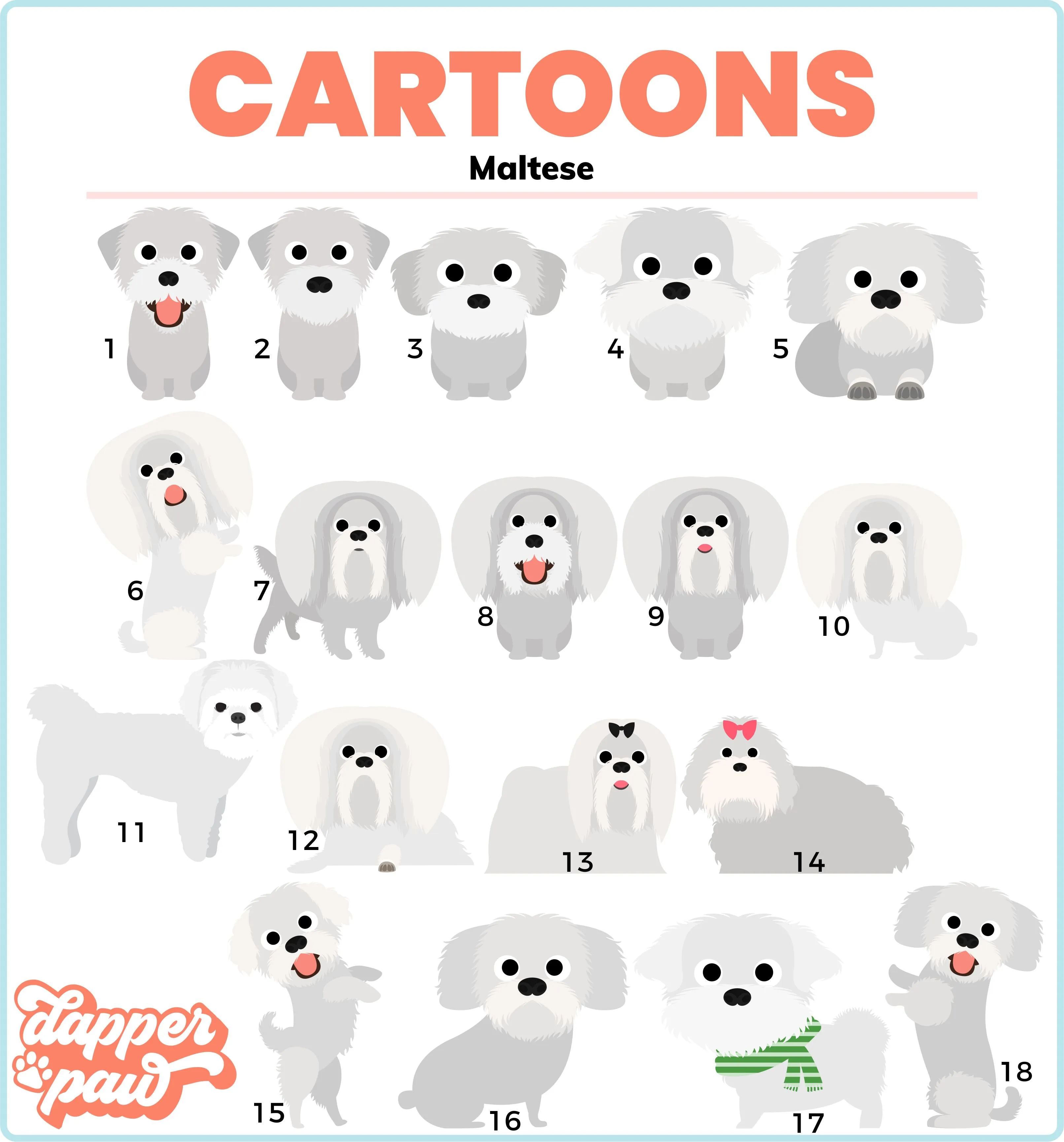 In Memory Of - Single Pet Cartoon Ornament