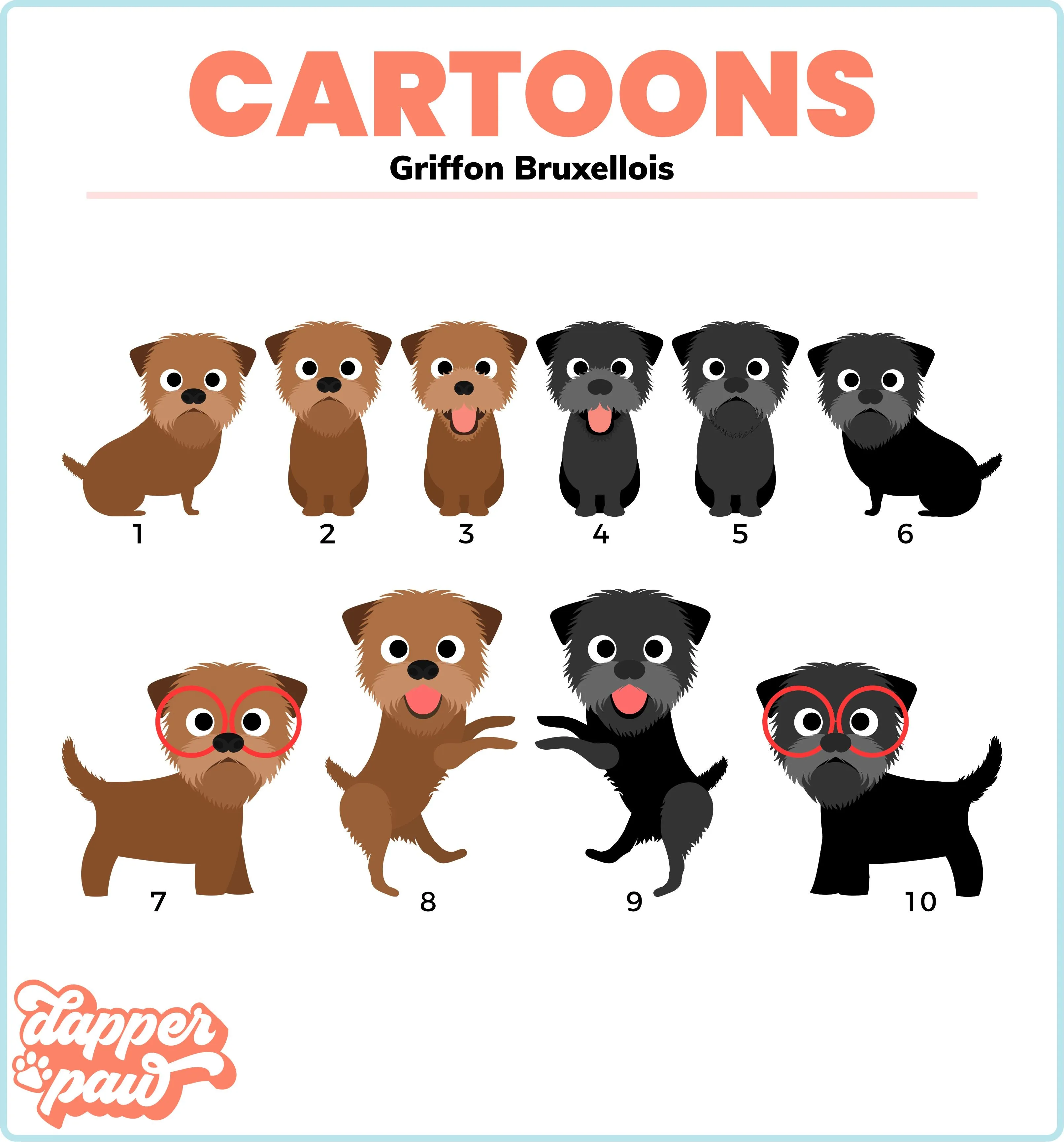 In Memory Of - Single Pet Cartoon Ornament