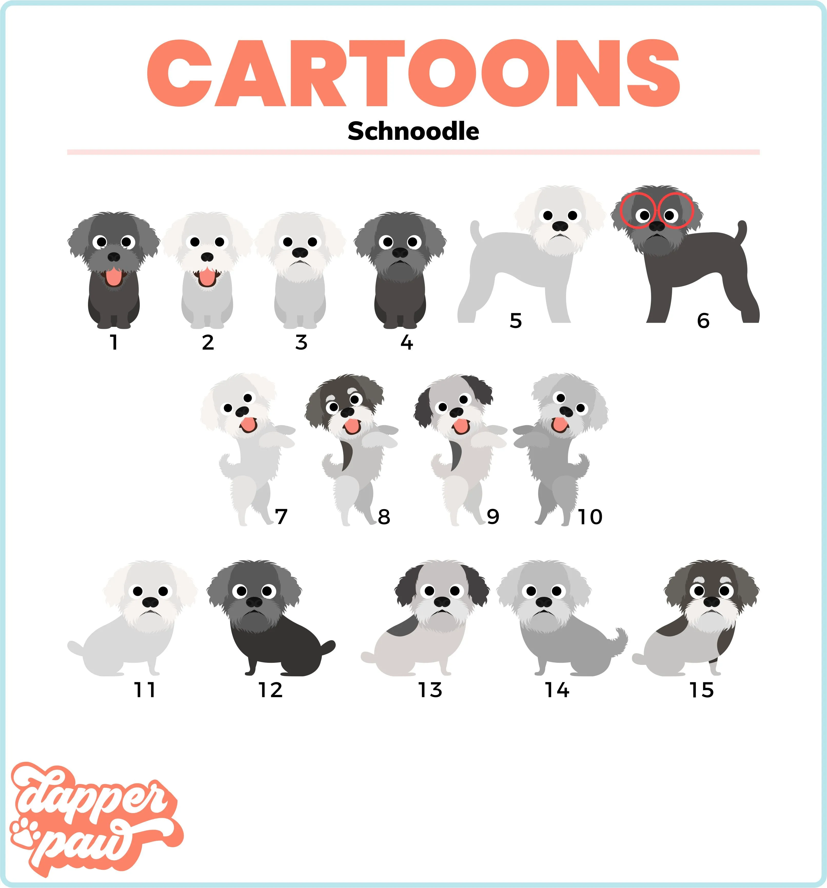 In Memory Of - Single Pet Cartoon Ornament