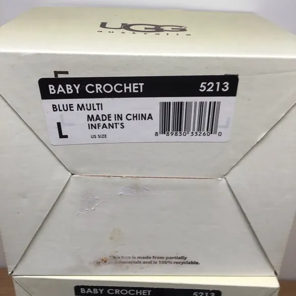 Infant UGG Crochet bootie