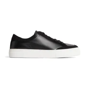 J. LINDEBERG ART SIGNATURE LEATHER TRAINERS