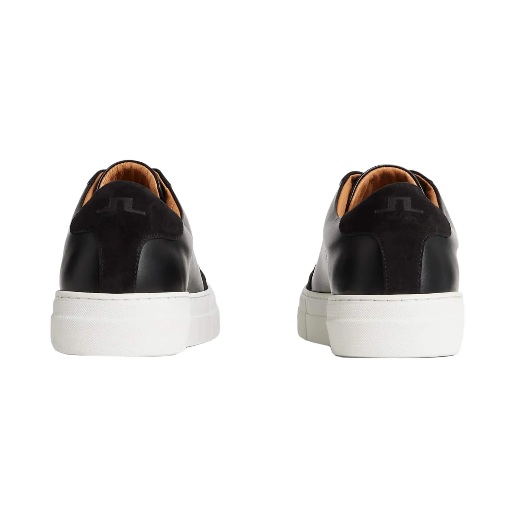 J. LINDEBERG ART SIGNATURE LEATHER TRAINERS
