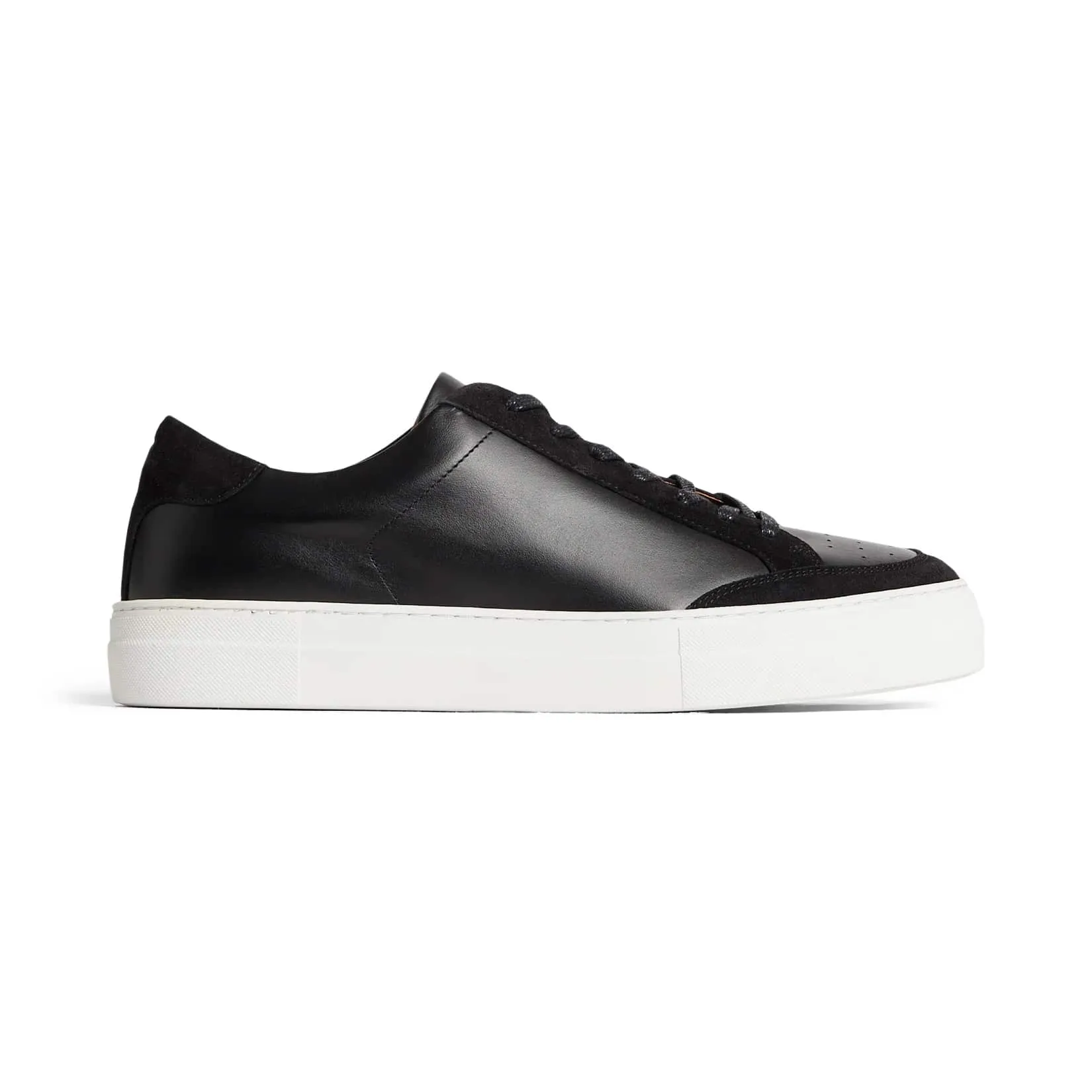 J. LINDEBERG ART SIGNATURE LEATHER TRAINERS
