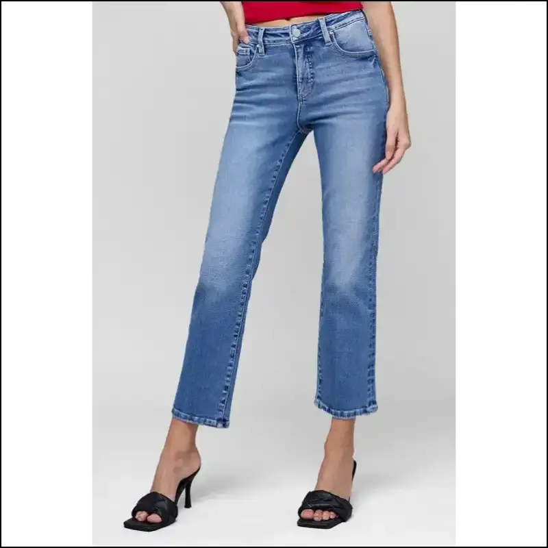 Jeans that Say Heck Yes to your Tummy Control and Crop Straight Dreams! 🍑