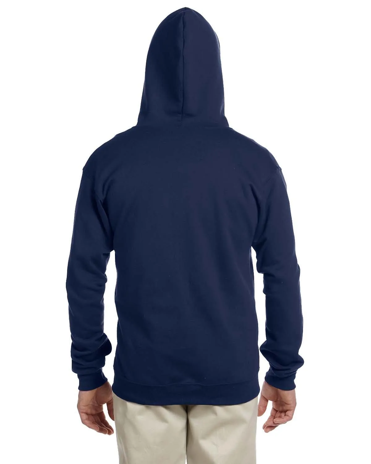 Jerzees Lightweight Full-Zip Hooded Sweatshirt | J Navy
