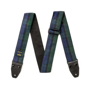 Jim Dunlop PWM12 Pendleton x Dunlop Jacquard Guitar Strap, Watch Tartan