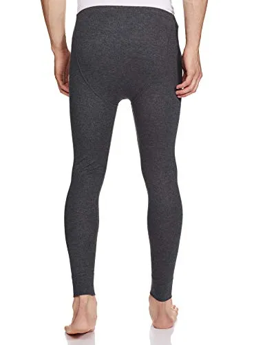 Jockey Men's Snug Fit Thermal Long Johns 2420_Charcoal Melange_S