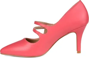 Journee Collection Womens Sidney Pump Coral, 7.5 Womens US
