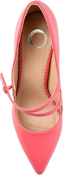 Journee Collection Womens Sidney Pump Coral, 7.5 Womens US