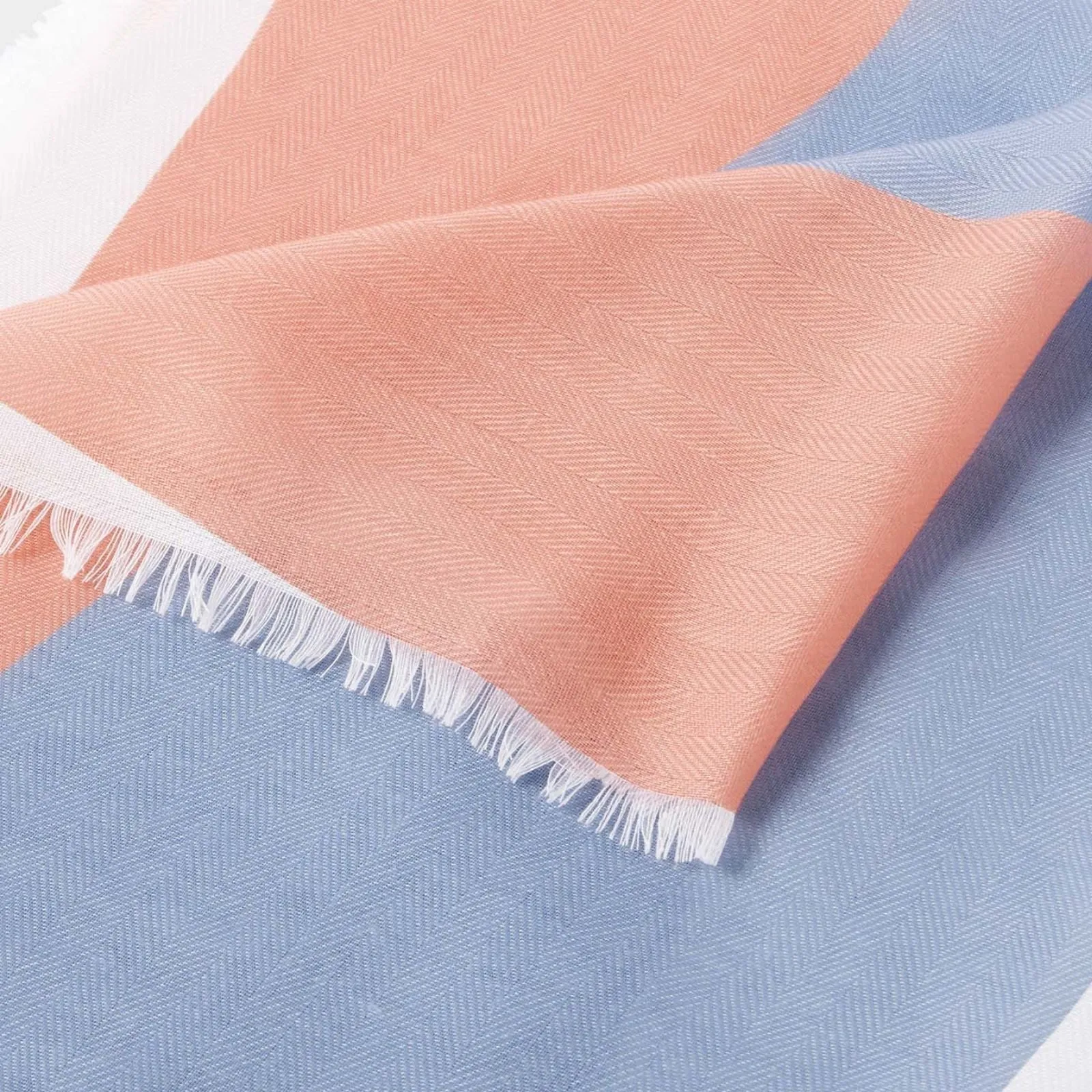 Katie Loxton Lightweight Scarf - Blue/Blush