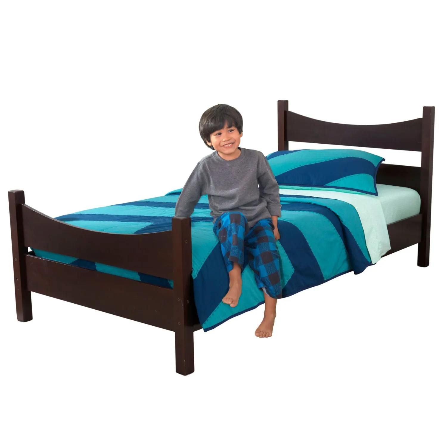 KidKraft Addison Twin Size Bed - Espresso