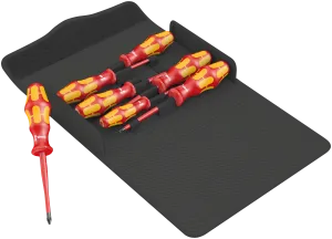 Kraftform 100 iS/7 set 1 screwdriver set Kraftform Plus series 100. Partly with reduced blade diameter