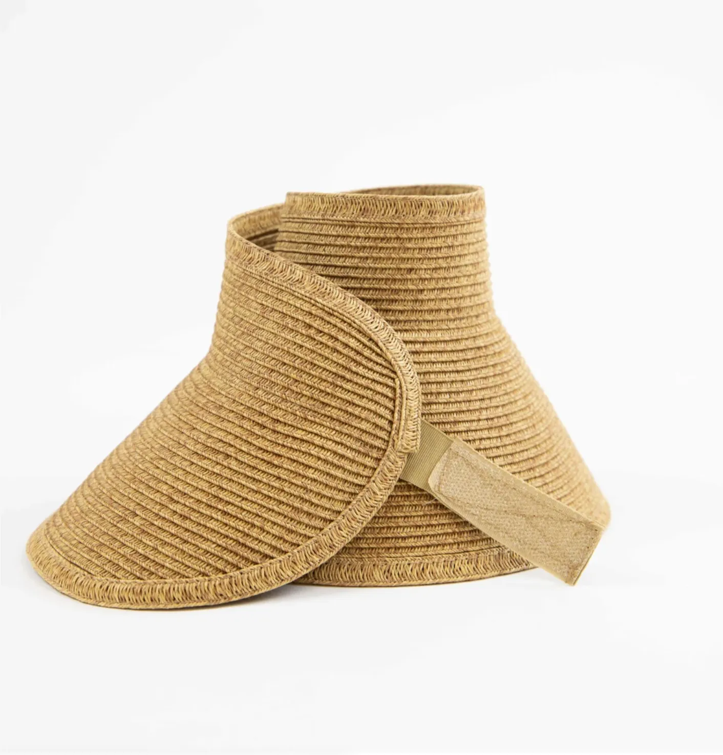 Large Brim Visor - Coffee or Black