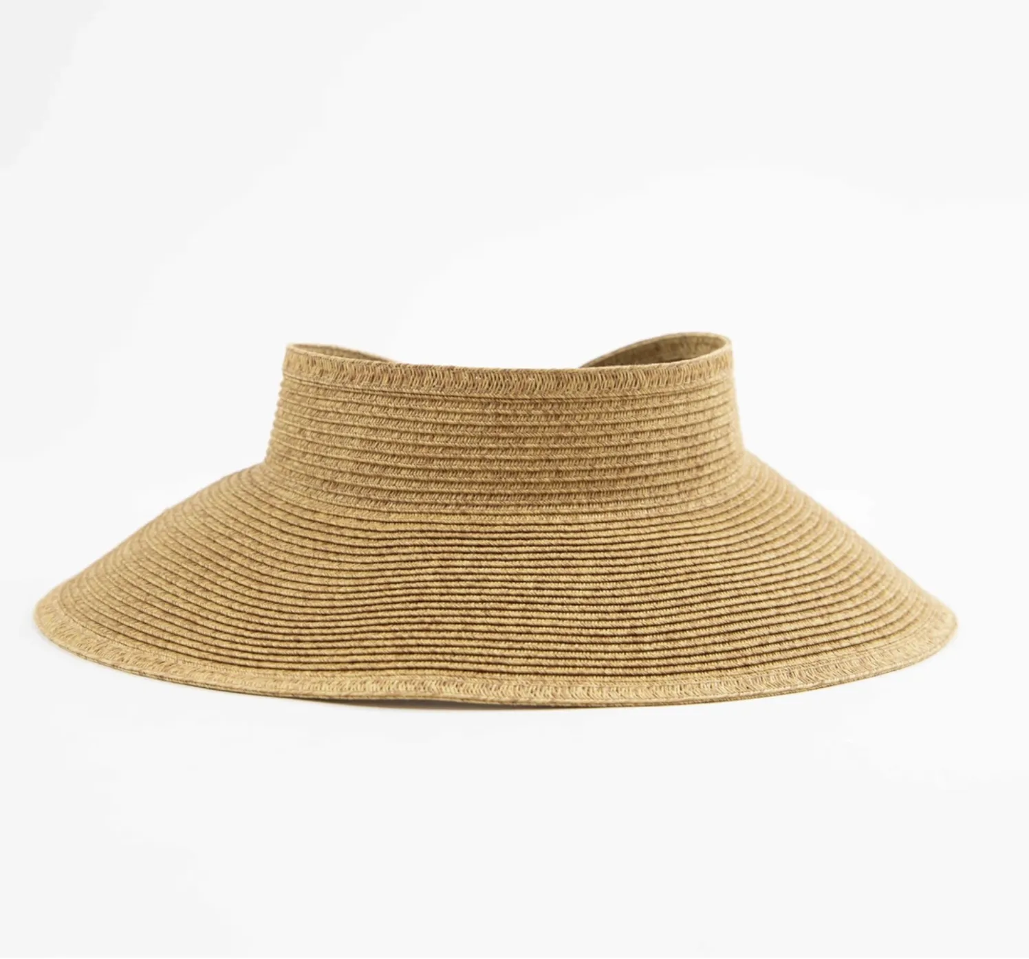 Large Brim Visor - Coffee or Black