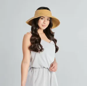 Large Brim Visor - Coffee or Black