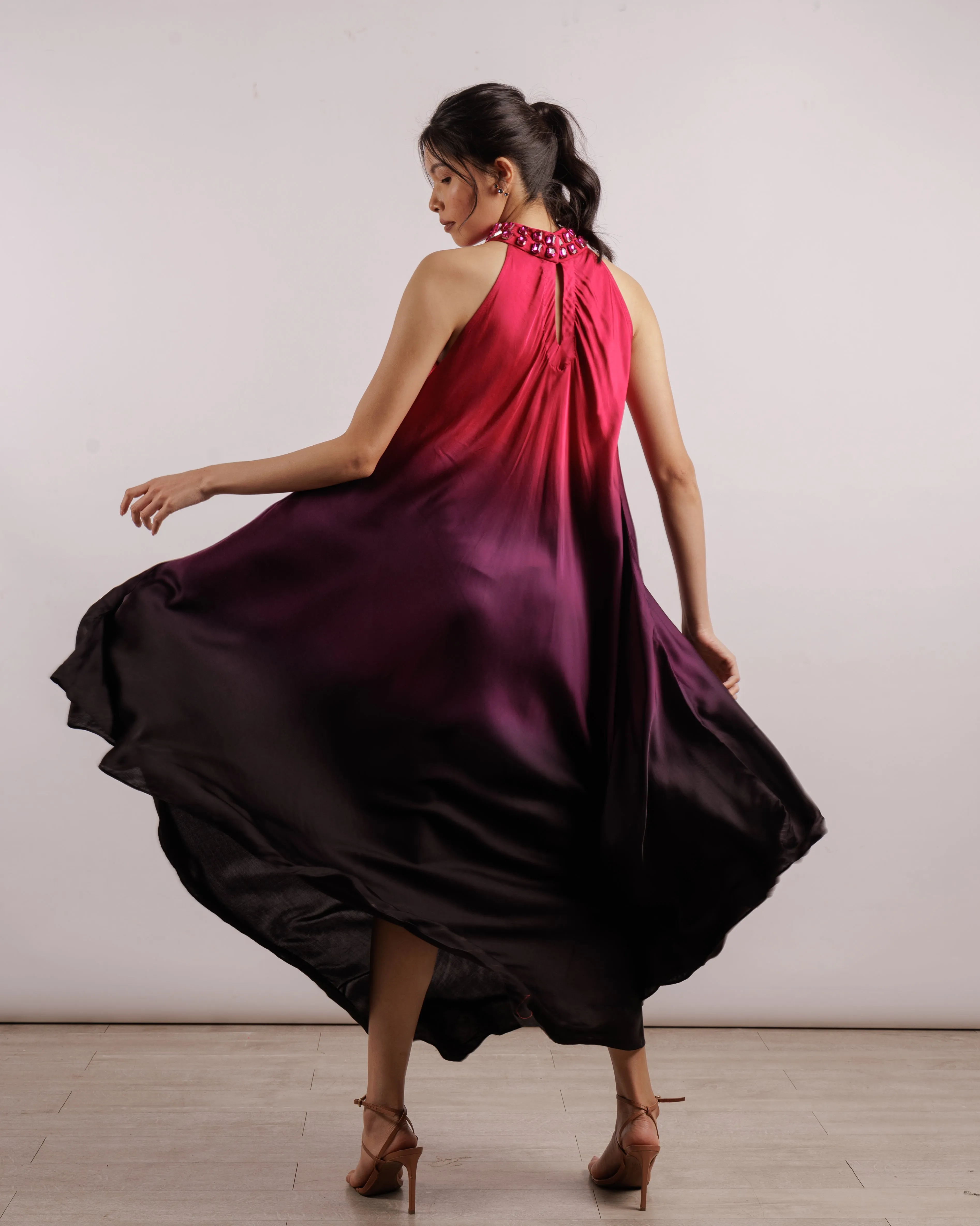 Leheriya Halter Dress