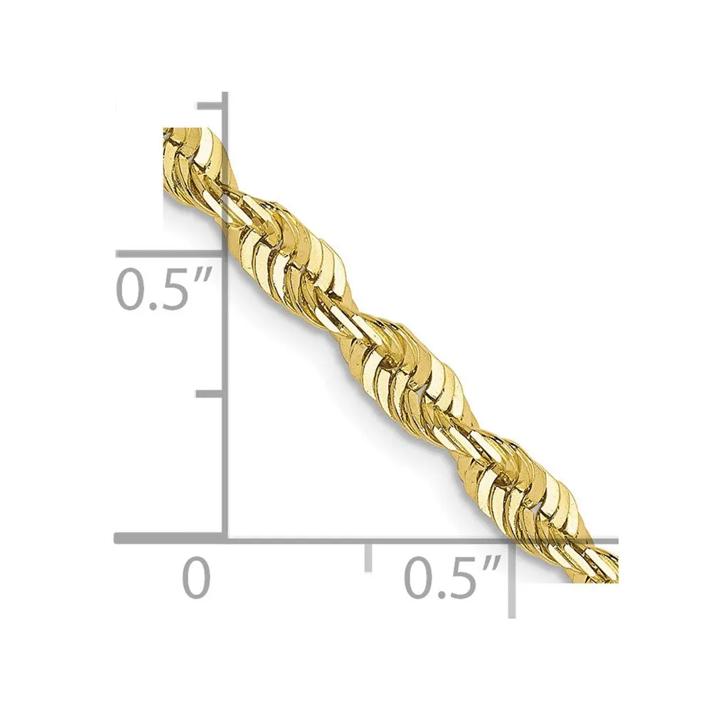 Leslie's 10K 3.5mm Diamond-Cut Lightweight Rope Chain