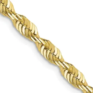 Leslie's 10K 3.5mm Diamond-Cut Lightweight Rope Chain