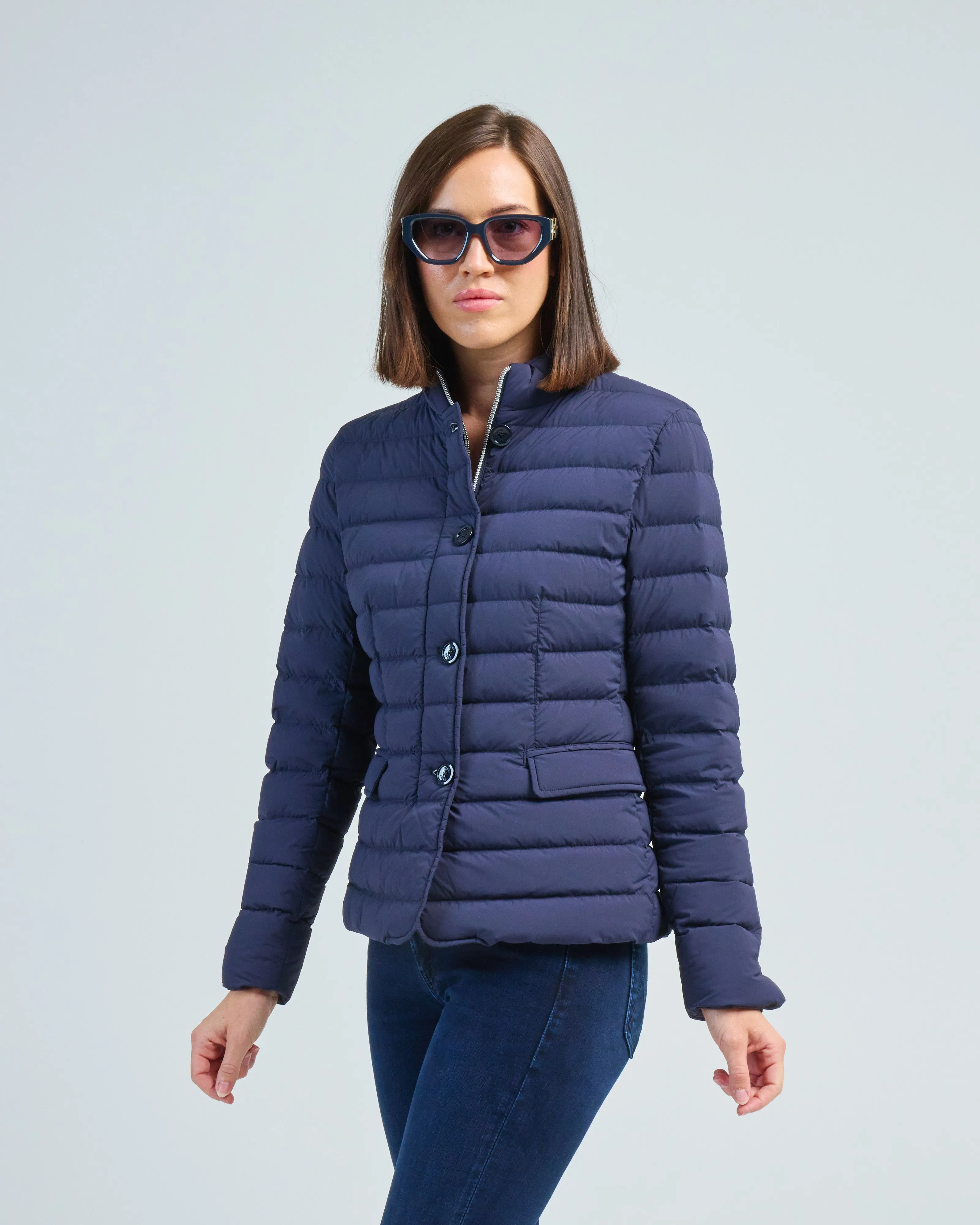 light nylon stretch packable jacket