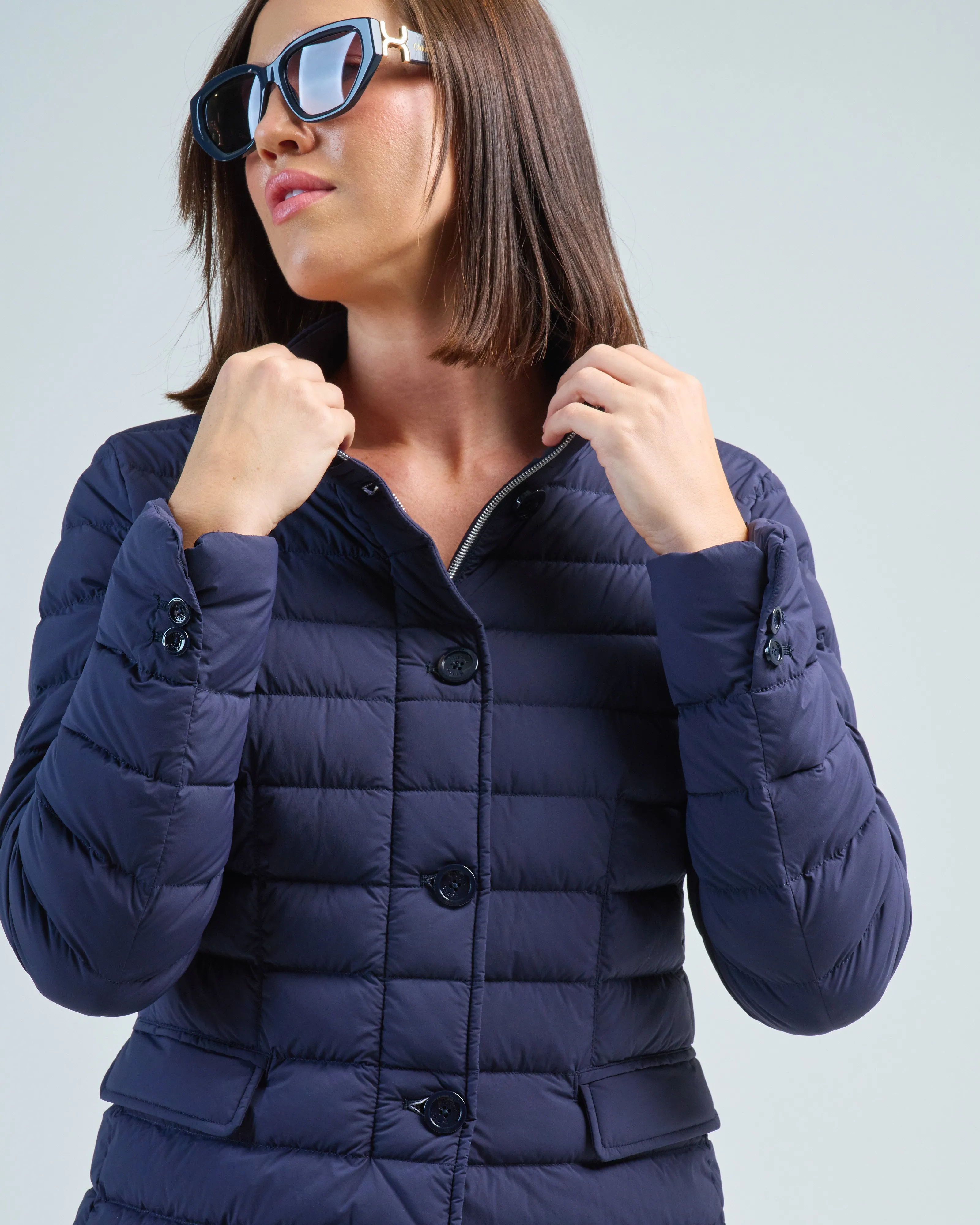 light nylon stretch packable jacket
