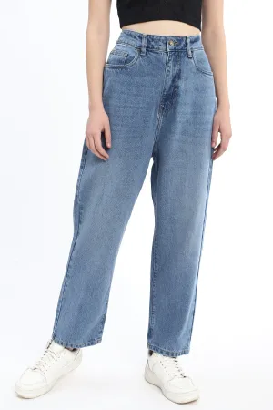 Light wash Mom fit Jeans