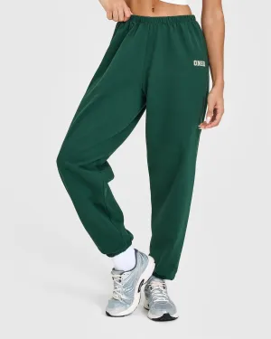Lightweight Jogger with Printed Logo | Racing Green