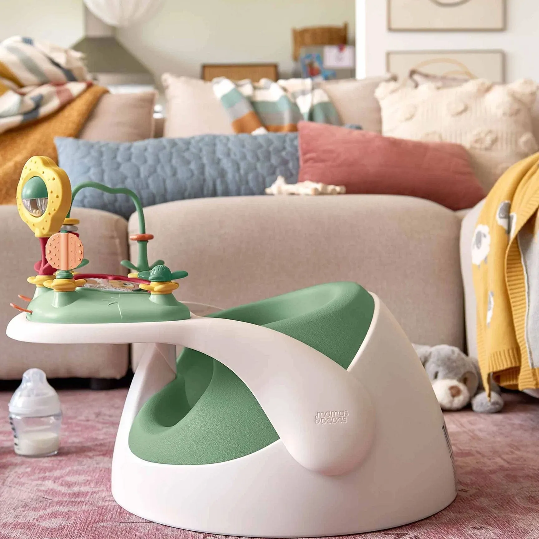 Mamas & Papas Baby Snug Activity with Tray - Eucalyptus