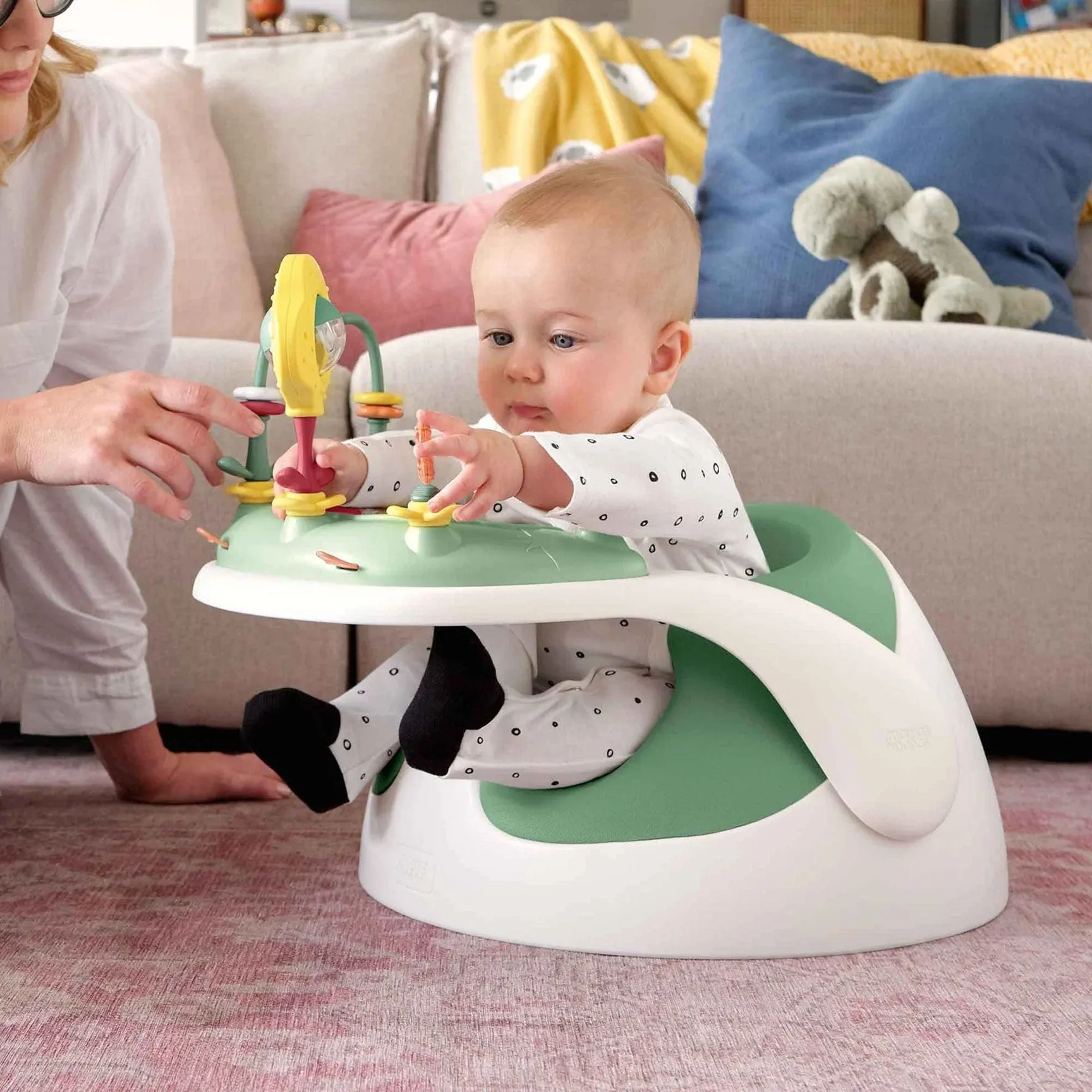 Mamas & Papas Baby Snug Activity with Tray - Eucalyptus