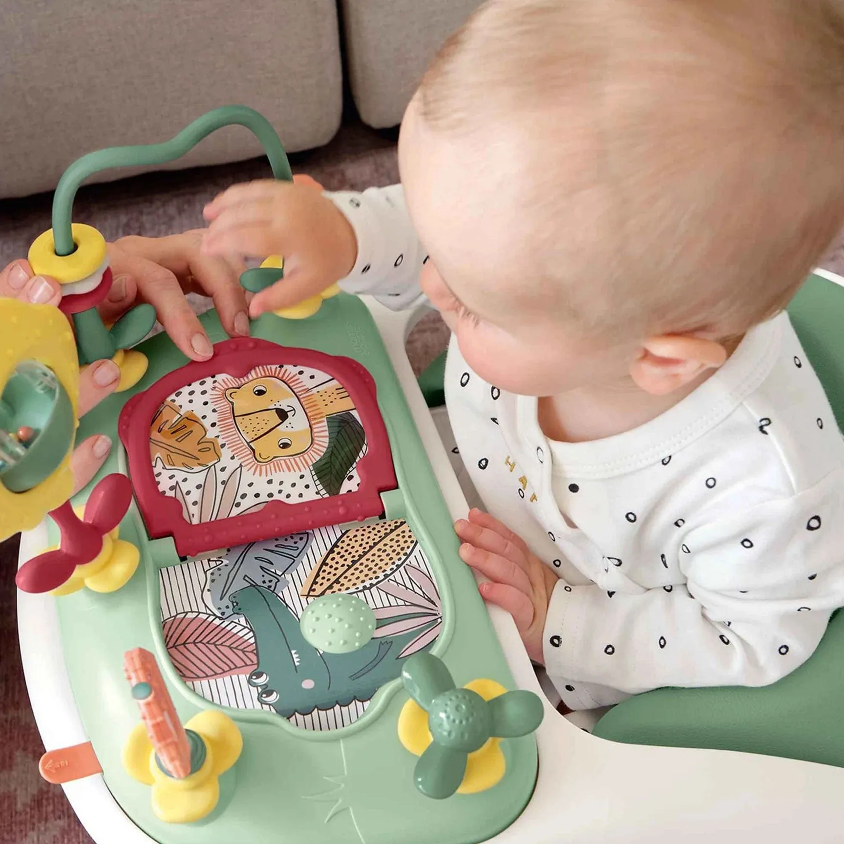 Mamas & Papas Baby Snug Activity with Tray - Eucalyptus