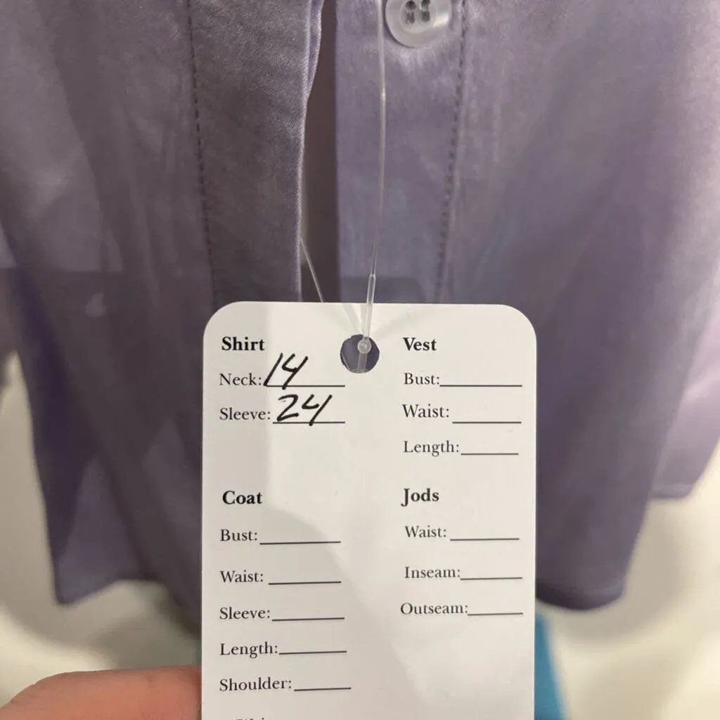 Marsha Purple Satin Shirt