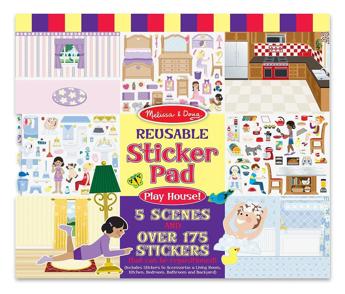 Melissa & Doug Sticker Pads-Play House!