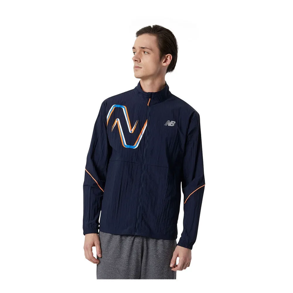 Men's New Balance Graphic Impact Run Packable Jacket