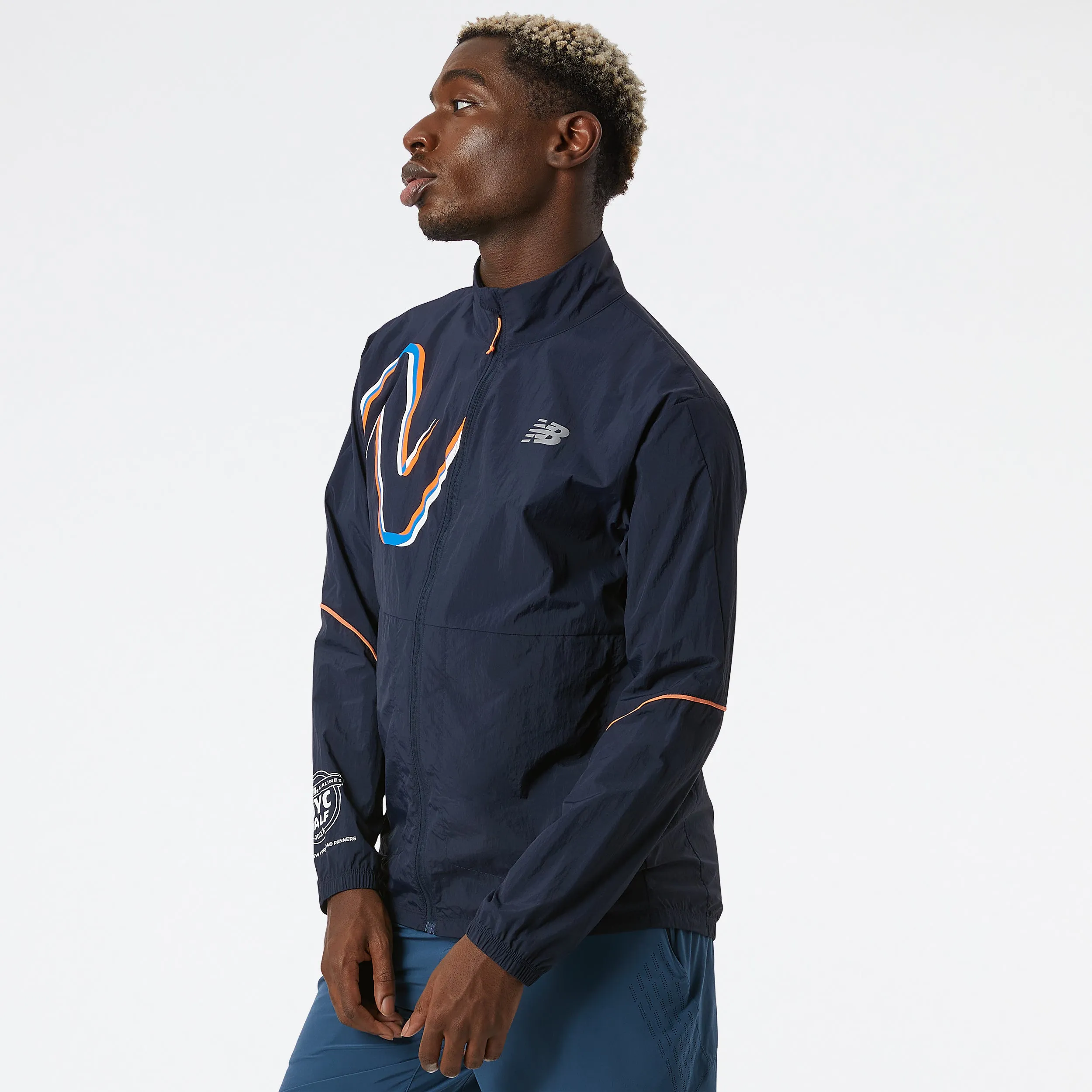 Men's New Balance Graphic Impact Run Packable Jacket
