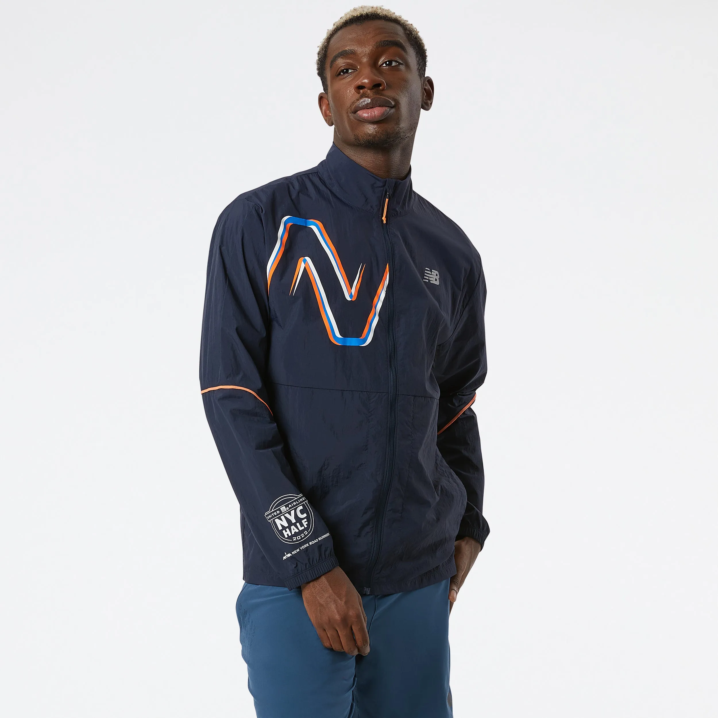 Men's New Balance Graphic Impact Run Packable Jacket