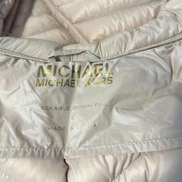 MICHAEL Michael Kors Packable Down Fill Jacket with hood