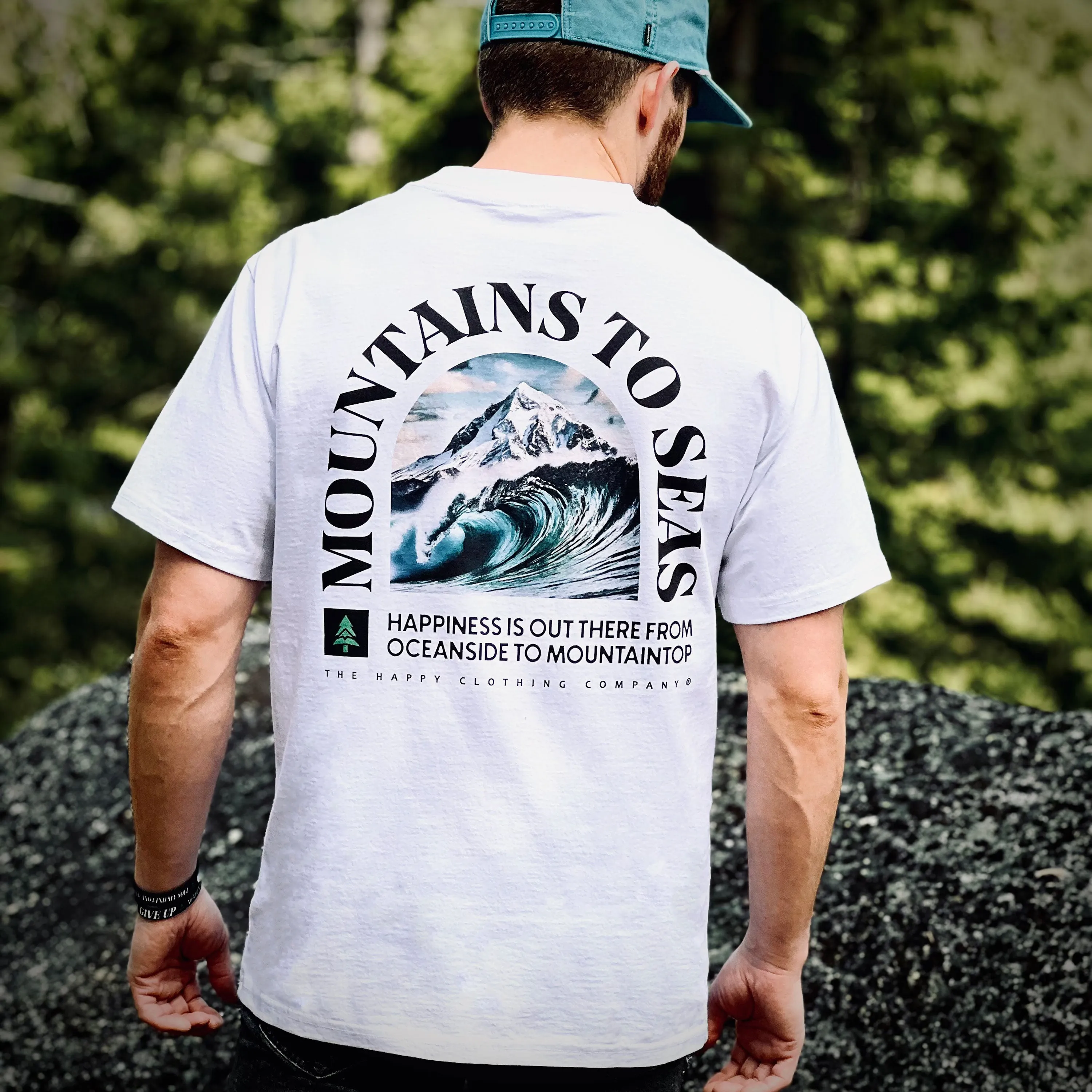 Mountains To Seas Vintage Tee | Oversized Heavyweight |