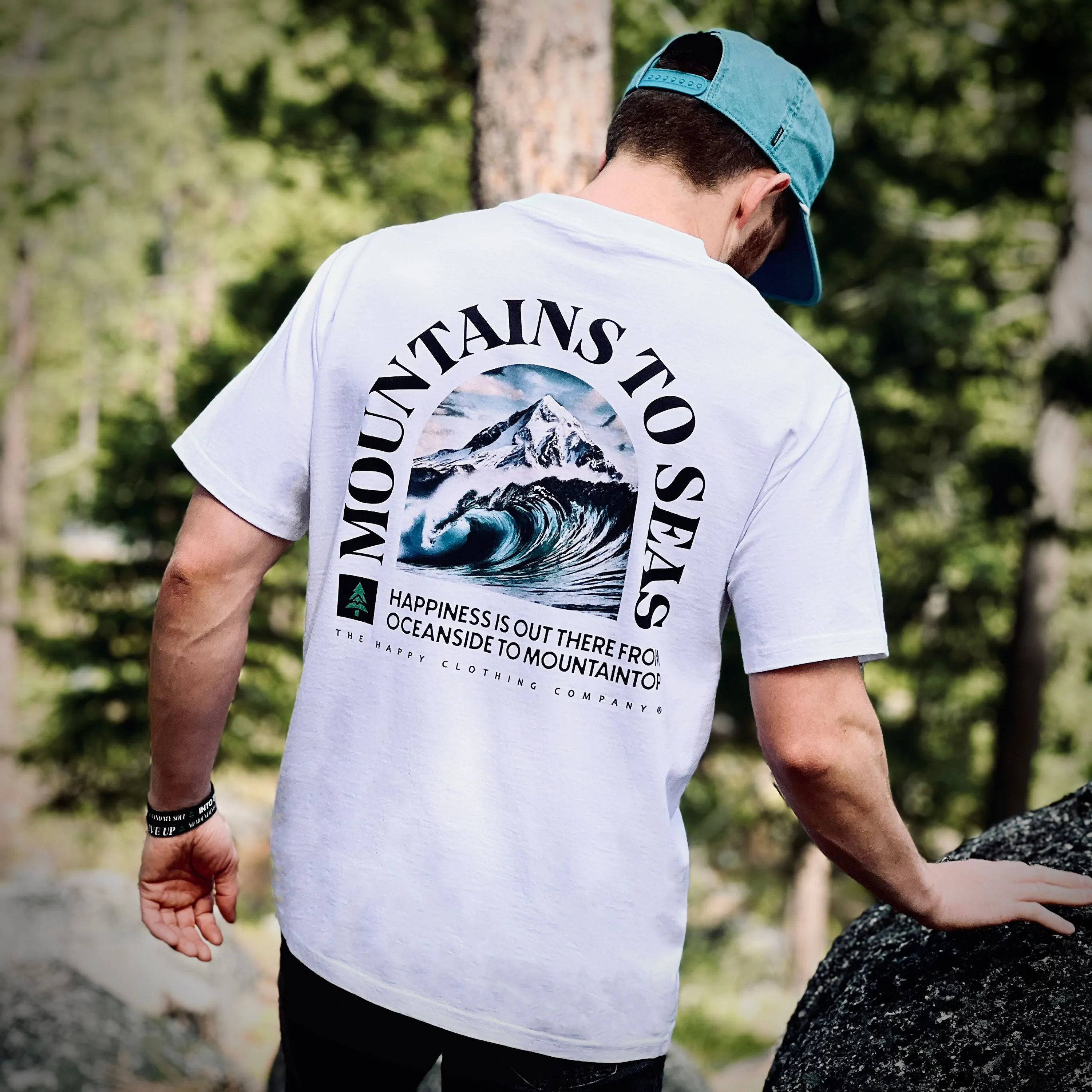 Mountains To Seas Vintage Tee | Oversized Heavyweight |