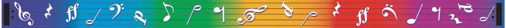 Music Symbols, Brainy Borders