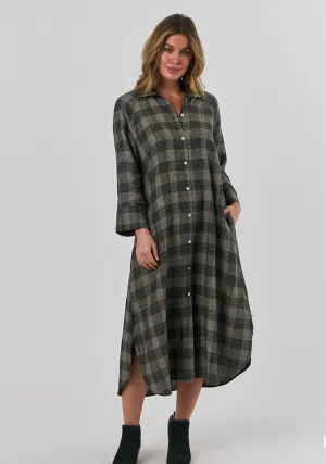 Naturals by Olive et Julie Mesh Print Maxi Dress