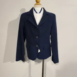Navy Hunt Coat Kids 8R