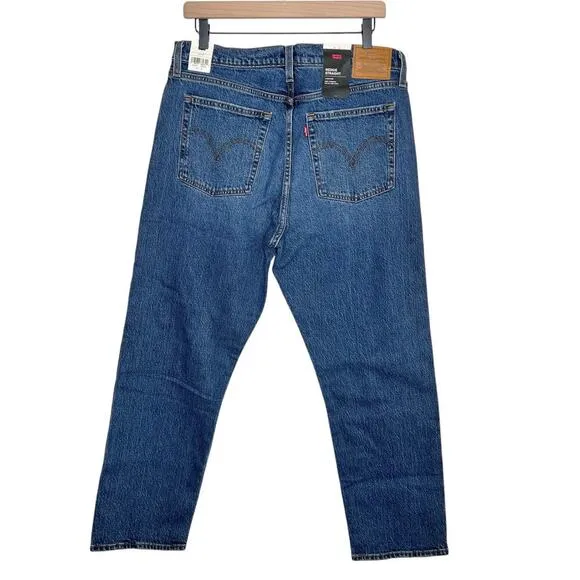 New Women’s Levi’s Premium Wedgie Straight Jeans Size 32x28
