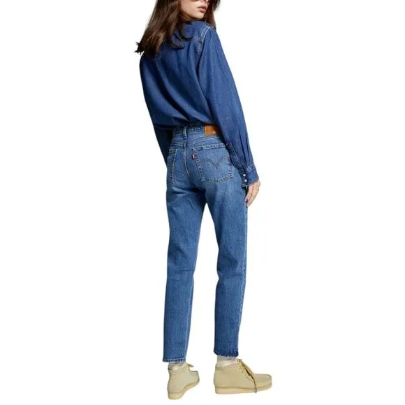 New Women’s Levi’s Premium Wedgie Straight Jeans Size 32x28