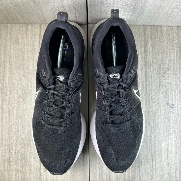 Nike React Infinity Black Knit Running Sneaker Athletic Shoe Mens Size 15
